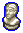 A carved piece of marble